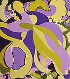 Lady In Purple Leaf 11x10